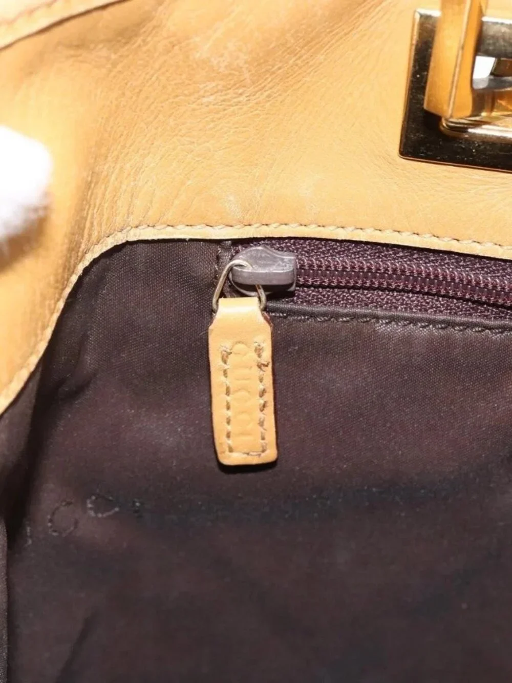 GUCCI GG Canvas Tote Bag Beige Gold 002 1098 2404 Auth ka2901